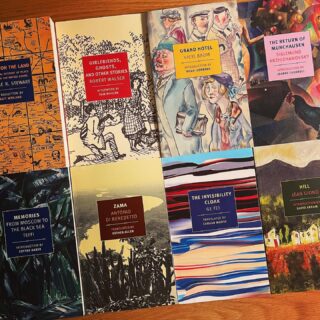 New arrivals to our #nyrb collection. 🤓📖🤓 Find these titles and more in our Classics section. 

#nyrbclassics #namesontheland #girlfriendsghostsandotherstories #grandhotel #thereturnofmunchausen #memoriesfrommoscowtotheblacksea #zama #theinvisibilitycloak #hill