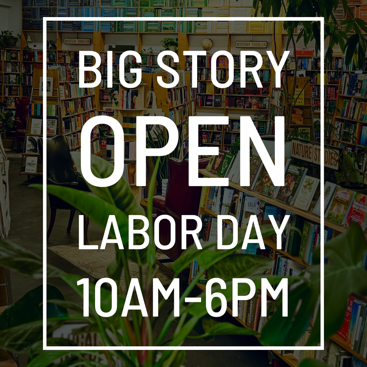 We’re open today, Labor Day 10AM - 6PM. ☀️ Today is the final day of our summer hours!