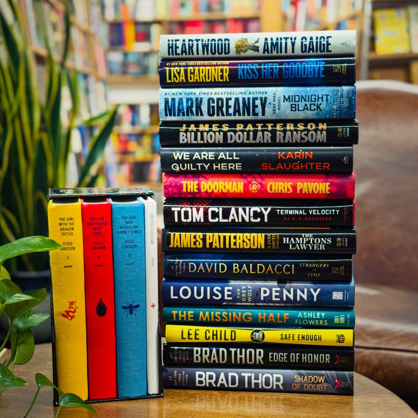 🔍✨ Mystery & Thriller lovers — fresh arrivals just in! ✨🔍
From Patterson to Penny, Baldacci to Pavone, our recently released thrillers (most within the past couple years) are hitting the shelves. Plus — a classic for the collection — the Millennium Trilogy box set by Stieg Larsson. 📦🔥
This section always moves fast — perfect if you’re craving your next page-turner. 🕵️♀️📚
Come snag your favorite before it’s gone!
#MysteryAndThriller #NewArrivals #BookstoreFinds #PageTurner