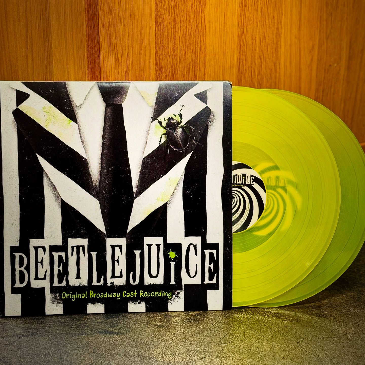 👻 It’s Showtime! 👻
Get hyped for Halloween with this killer collectible — the Beetlejuice Original Broadway Cast Recording (2019), composed by Eddie Perfect. $65
💀 Exclusive Urban Outfitters Pressing
🪲 Neon Yellow Vinyl that glows like it’s straight out of the Netherworld
🎭 Limited Edition — gone faster than you can say his name three times…
💸 And yes — a few copies online are listed well over $100!
Perfect for spooky spins, Broadway buffs, or anyone with a flair for the dramatic.
💚 Available now at Big Story Bookstore — because strange and unusual finds are kinda our thing.
#VinylCollector #BeetlejuiceMusical #EddiePerfect #LimitedEditionVinyl #HalloweenVibes #NowSpinning #BroadwayVinyl #RecordCollectors