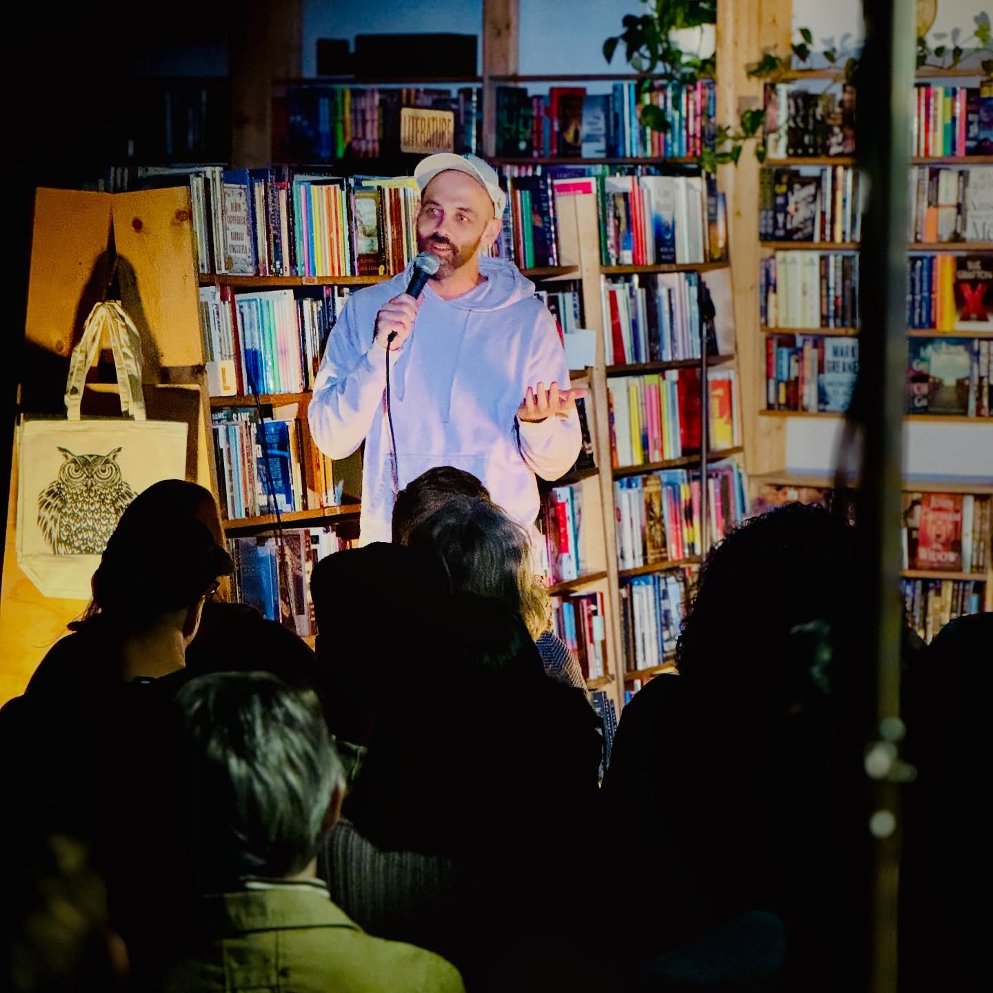 Big Laughs at Big Story 🤣
We were thrilled to host a @donttellcomedy show tonight here at Big Story. We love their concept — pop-up comedy in unexpected places — and were happy to see our aisles turn into a room full of laughter.
Huge thanks to @hahahabrent @codyisfunny, @micahlesliecomedy @skylarkingcomedy @liamgibler and the Don’t Tell Comedy crew for such a great night.
We love hosting events… we just prefer when someone else handles the planning. 😉
If you’re looking for a small, intimate space for your own event, reach out — we’d love to make it happen.
#DontTellComedy #BendEvents #InBend #ComedyNight #BendOregon #HaHa #BookstoreVibes