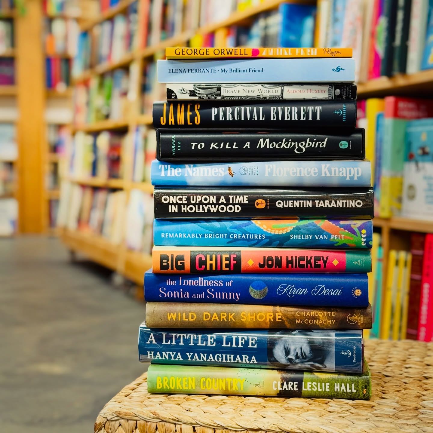 It’s a lovely day to browse for books.
This stack of used literature titles — and hundreds more hitting the shelves today.
Come see what’s new, what’s timeless, and what’s been waiting for you. 📚🤍
