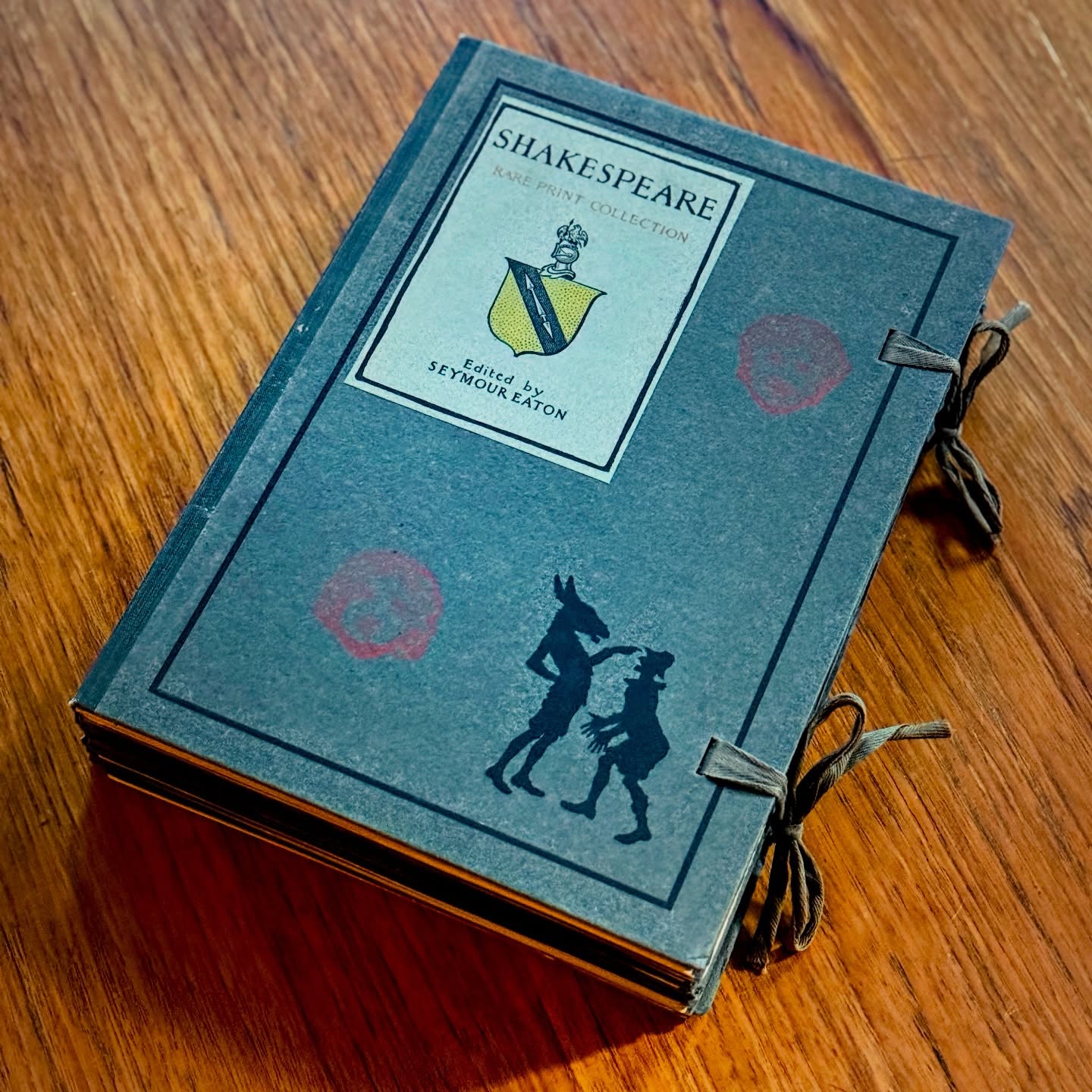 🖤 Shakespeare, the way history actually gave him to us.
These aren’t just “old-looking books.”
They are facsimiles of one of the most important objects in Western literature.
Shakespeare’s plays were originally printed in the early 1600s as cheap, fragile pamphlets called quartos — meant to be read, folded, shared, and eventually destroyed. Most of them were.
In 1623, seven years after Shakespeare died, two of his fellow actors gathered his work and published what became known as the First Folio — the first collected edition of his plays. Without it, half of Shakespeare’s work would be lost forever.
Today, fewer than 240 First Folios survive.
Each one is worth $5–10 million.
They live in vaults at the British Library, Oxford, Harvard, and a handful of private collections.
So in the late 1800s and early 1900s (this one likely early 1900s), publishers created luxury facsimiles like this — using rag paper, hand-engraved plates, period typography, and ribbon bindings — so collectors and scholars could experience Shakespeare the way 17th-century readers did.
The engravings you see here — Hamlet, Romeo & Juliet, Windsor Castle — were themselves made from Renaissance and 19th-century paintings, turning this into a copy of a copy of history.
You’re not just reading Shakespeare.
You’re holding how Shakespeare was preserved.
This facsimile set: $95
📚✨
#Shakespeare #FirstFolio #BookHistory #LiteraryArtifacts